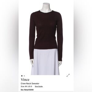 Vince Women's Long Sleeve Top - Dark Brown